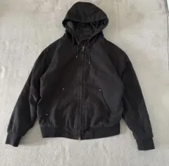 ジップパーカージャケット黒