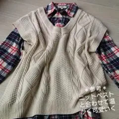 OZOC ロングチェックシャツ チュニックシャツ レディース レイヤードコーデに