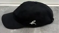 アニエスベー　ブラック刺繍ロゴキャップ