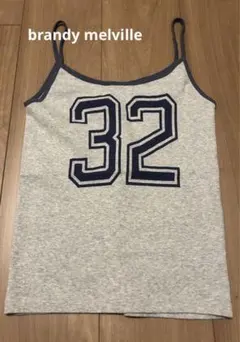 brandy melville グレー タンクトップ キャミソール
