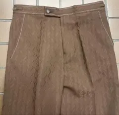 新品★メンズスラックス　おしゃれスラックス　フレアパンツ/w73/ブラウン系