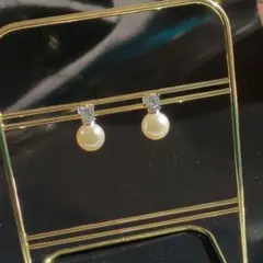 新品 パール ジルコニア ピアス 上品 結婚式 入学式 高見え 可愛い 人気