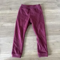 ワインレッド ボトムス 100サイズ　裏起毛