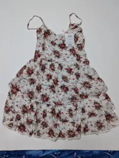 平成レトロ　当時物　LIZLISA　バラ柄ワンピース　スカート　レア希少