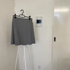 Theoryグレー プリーツスカート ポケット付き
