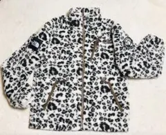 ★ノースフェイス★リモフリースジャケット　レオパード柄　豹柄　ホワイト　クリーム