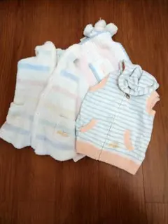 ジェラートピケ　3点セット　80