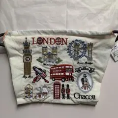 ボールアンドチェーン チャコット ロンドン ホワイト ポーチ 新品未開封