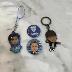 三代目 J Soul Brothers 登坂広臣キーホルダー 缶バッチ4点セット