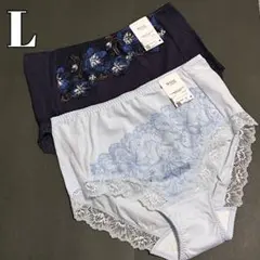 Wing レシアージュ Lサイズ ショーツ ２点セット ワコール 綿混 深ばき③のサムネイル