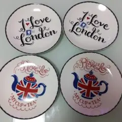 Afternoon　Tea　I Love London 皿 4枚セットのサムネイル