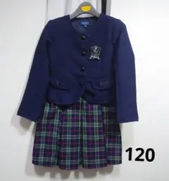 【美品】120　ボレロスカート　上下セット　入学式　卒園式 フォーマル　冠婚葬祭