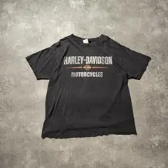 USA製HARLEYDAVIDSONハーレーダビッドソンTシャツフェード雰囲気系