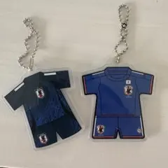 JFA 日本代表 ユニフォーム型キーホルダー 2個セット③