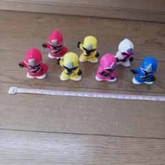 戦隊ヒーロー フィギュアセット 7体