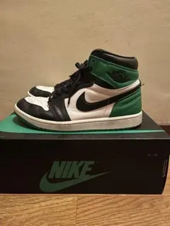 Nike Air Jordan 1 ブラック/ホワイト/グリーンセルティック