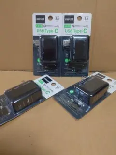 maxell USB Type-C 充電器 3A 4個セット　QC PD
