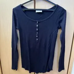 ドゥーズィエムクラス　カットソー　ネイビー