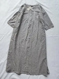 【新品】サマンサモスモス　ギンガムチェックピンタックワンピース