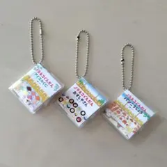 スシロー×ノラネコぐんだん まめほん キーホルダー 3個 コンプリートセット