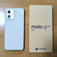 【中古美品】moto g64y 5G バニラクリーム motorola 新古品 moto g64y 5G バニラクリーム SIMフリー ワイ