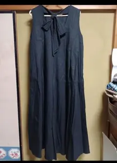 ミラオーウェン　リネンタックノースワンピース