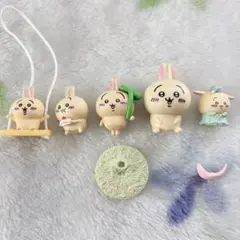 ちいかわ　うさぎ　フィギュア　ガチャガチャ　カプセルトイ　5点　まとめ売り