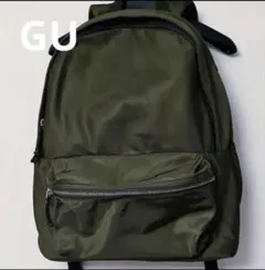 GU ナイロンツイル バックパック＋E ユニセックス　オリーブ色のサムネイル