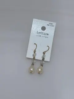 Lattice パールクリスタルピアスのサムネイル