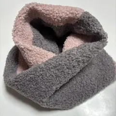 ハンドメイド　ネックウォーマー　スヌード（アルパカボア）