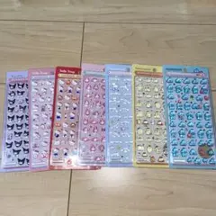 【正規品】サンリオボンボンドロップシールミニ　７枚セット