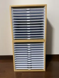 学習塾　木製書類収納 学習塾 木製書類収納 複数仕切り付き 学研 公文 5列20段 - メルカリ