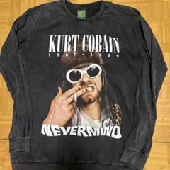 NIRVANA カートコバーン 長袖リブ スウェット ロンT　ロック　バンド