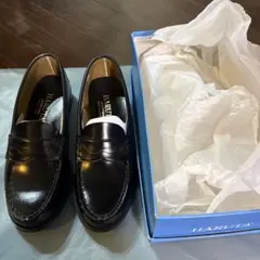 も*も様 HARUTA ローファー ブラック 23.5cm EE