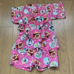 訳あり　アンパンマン　甚平　95 ピンク　子供