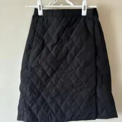 キルティング ラップスカート ブラック　Sのサムネイル