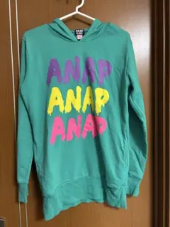 ANAP GIRL パーカー グリーン