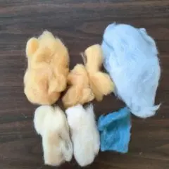 羊毛フェルト 6個セット カラー多彩
