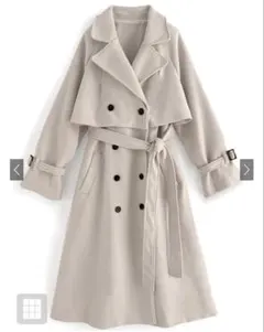 マルチWayフェイクウールコート　[kz161] アイボリー