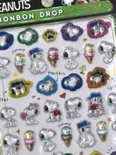 【国内正規品⭐️新品】ボンボンドロップシール　ミニ　スヌーピー　みどり　サンスター