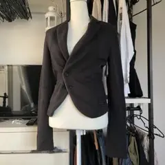 diesel 黒 シングルボタン テーラードジャケット