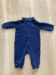 Ralph Lauren ネイビー ポロロンパース