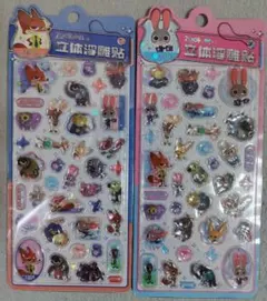 ズートピアシール 海外正規品 ディズニー　2枚セット