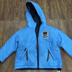 DOUBLE.B フード付きキルティングアウター