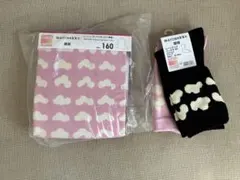 ユニクロ×マリメッコ　ヒートテックタートルネックT 160&ソックス20〜24