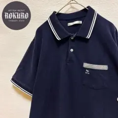 大きめ】ikkaイッカ　ロンドンパンク 半袖ポロシャツXLサイズのサムネイル