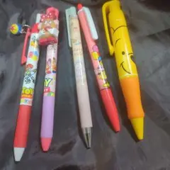 ★東京ディズニーリゾート・ボールペン 5本セット中古