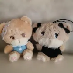 mikko ぬいぐるみ マスコット 2点セット