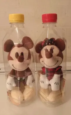 キリン午後の紅茶ノベルティーミッキーとミニーボトル入り