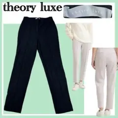 ✨美品✨セオリーリュクス ウォッシャブル ウールパンツ 美脚テーパード 黒 34